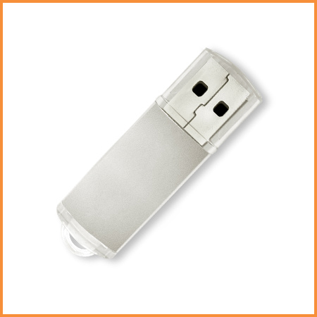 Pendrive Tekno Plateado de 8 Gb